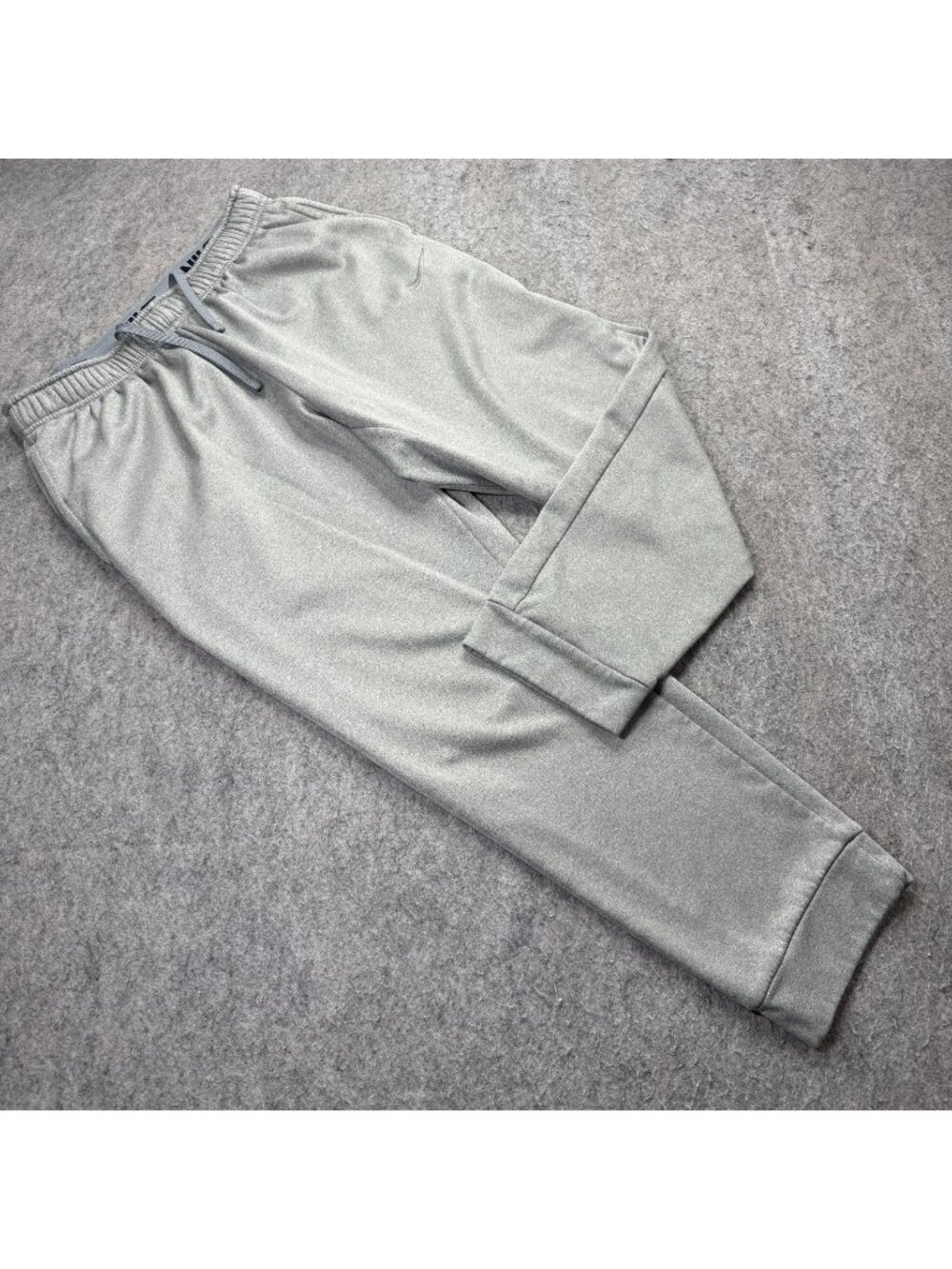 Nike Sweatpants Men XL Gray 28" Slim Fit Tapered Slacker KO Therma Cuffed